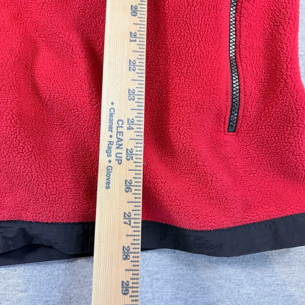 The North Face Denali Fleece Jacket Mens XL Red Black Full Zip Polartec Coat
